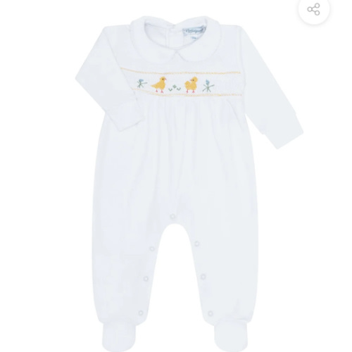 Chicks Smocked Footie