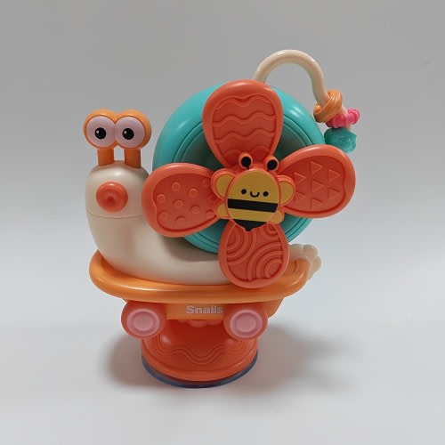 high chair toy suction cup toy gift snail windmill rotating - Temu
