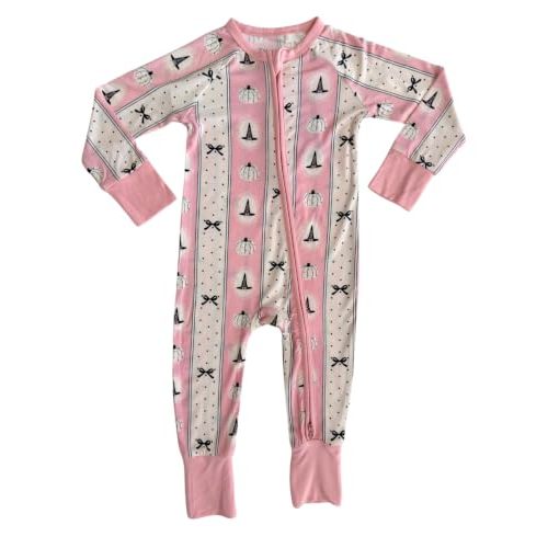 IN MY JAMMERS Bamboo Viscose Baby Zipper Romper Pajamas for Girls & Boys