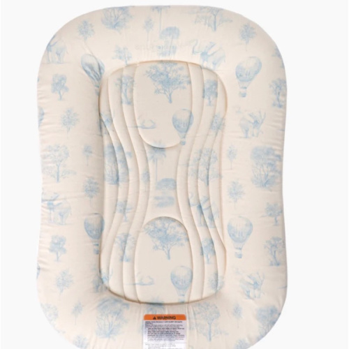 Infant Lounger Wave | Blue Toile