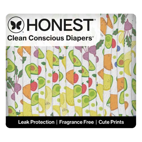 Honest Wetness Indicator Diapers - Plant-Based & Fragrance-Free | Honest