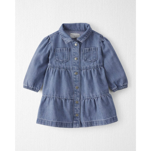 Baby Girl Organic Cotton Denim Dress - Little Planet | Carter's