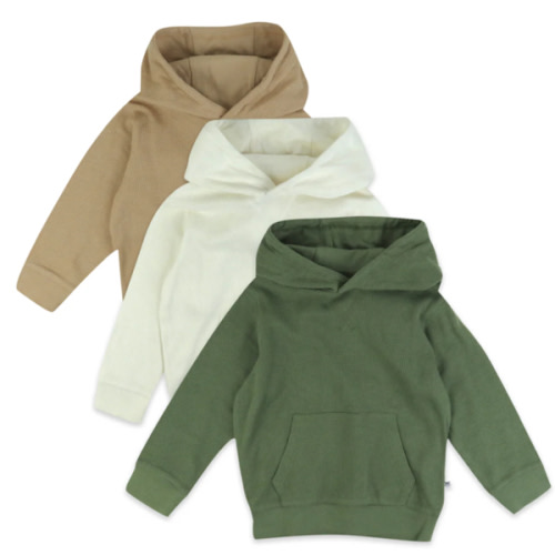 3-Pack Cotton Thermal Hoodie | Honest Baby Clothing