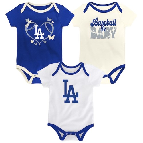 Infant Los Angeles Dodgers  Outerstuff Home Team 3-Pack Bodysuit Set