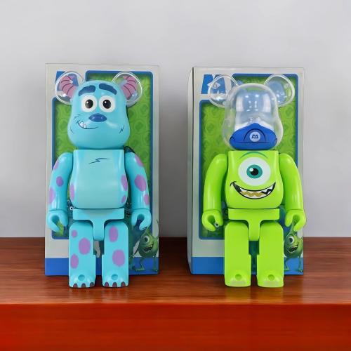 Bearbrick Monster Figures Modern Decorative Bearbrick Replica Hypebeast Figures for Shelf Decor Hypebeast Gift for Figurine Lovers