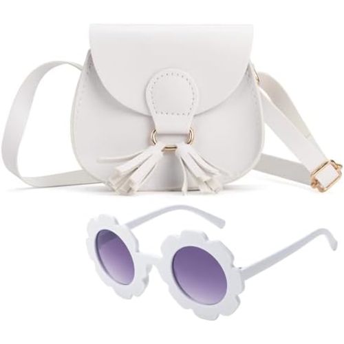 Girls Purse, Kids Crossbody Purse, Shoulder Bags for Toddler, Tassel Bags for Girls Age 2-14