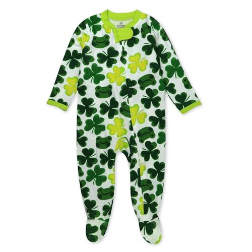 HonestBaby unisex-baby Celebration Sleep & Play Footed One-piece Pajama Sleeper 100% Organic Cotton