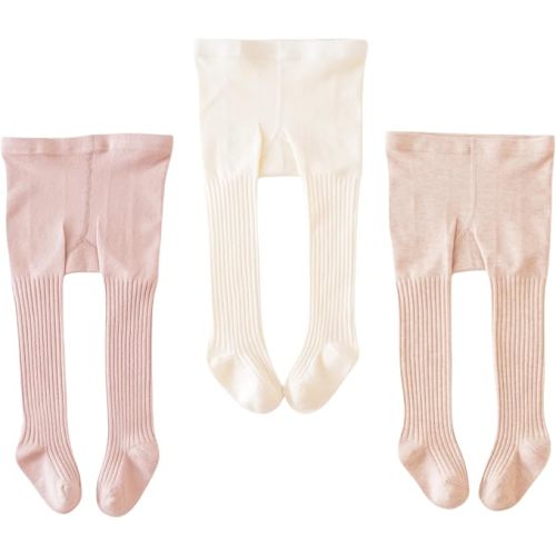 SeastarryX Baby Tights Cable Knit Tights Toddlers Leggings Seamless Stockings Pantyhose Infants 3 Pack
