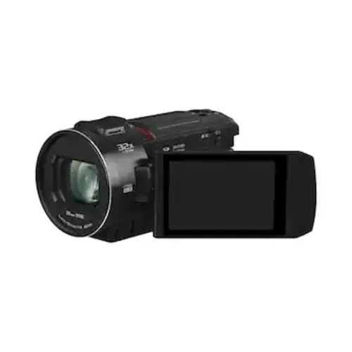 Panasonic - 4K 24x Optical Zoom Digital Camcorder - Black