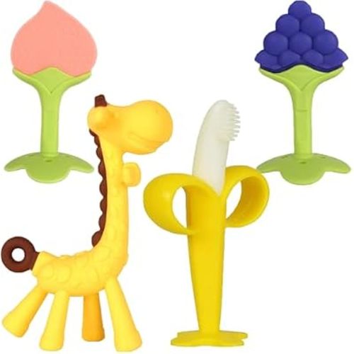 Baby Teething Toys 3-6 Months, Baby Chew Teether Toys