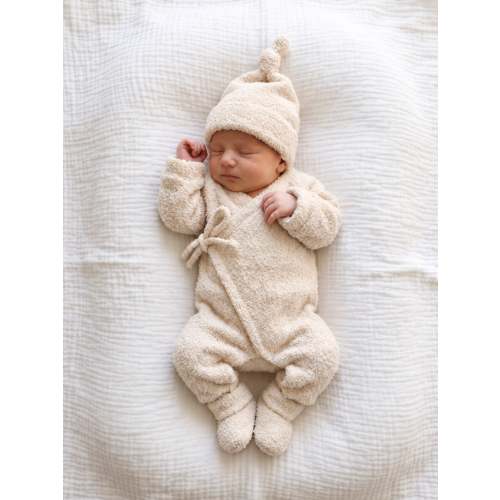 Luna + Luca Cozy Teddy Kimono Set