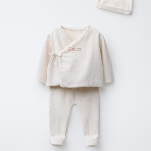 NEWBORN SET AND POUCH - Beige marl | ZARA United States