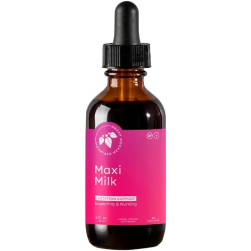 Mountain Meadow Herbs Maxi-Milk- Natural Liquid Lactation Support to Increase Breast Milk Production Quickly & Effectively for Breastfeeding Moms - 2 oz