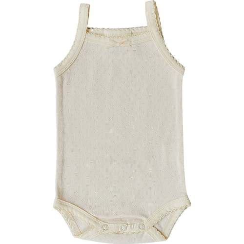 Yellow Pointelle Tank Bodysuit – Mebie Baby