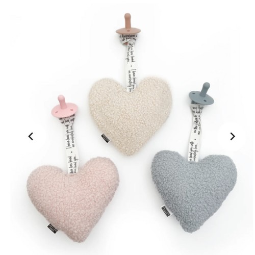 Pacifier Heart Lovey – OUR HOUSE ABOVE