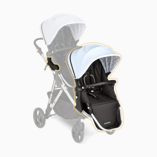 Mockingbird 2nd Seat Kit 2.0 - Sky/Windowpane Canopy With Black Leather (2020)