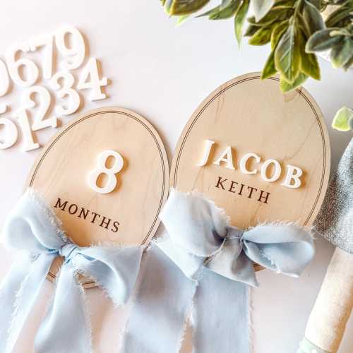 Baby Boy Hospital Name Sign, Baby Monthly Milestones, Hospital Baby Sign, Baby Monthly Milestone Markers, Baby Hospital Birth Stats, Nursery