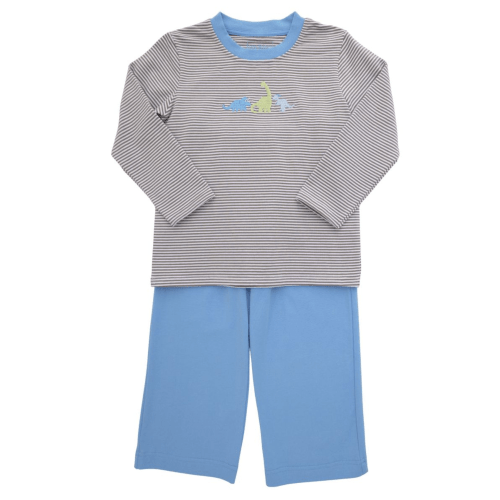 Dino Striped Pants Set – Delta Darlings