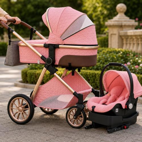 Luxury 3-in-1 Stroller Travel System