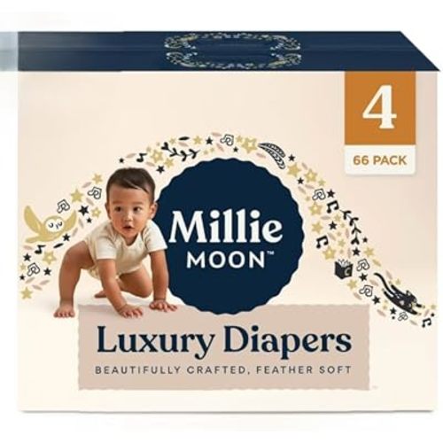 Millie Moon Luxury Diapers (4, 66, Count)