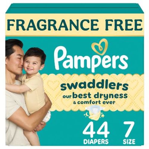 Pampers Swaddlers Sensitive Disposable Diapers - Size 7 - 44ct