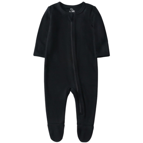 O2 BABY Baby Boys Girls Organic Cotton Zip-Front Sleeper Pajamas, Footed Sleep 'n Play
