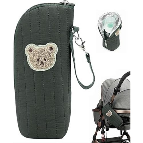 Insulated Baby Bottle Bag,Baby Bottle Carrier, Babyy Bottlle Cooler Bag,Portable Tote For Breast Milk Storage Preservation Transport Daycare Travel Portable Daycare Bottlle Bags