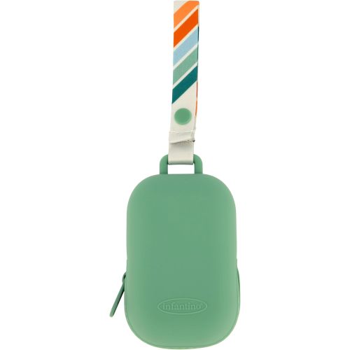 Infantino PaciPod Premium Silicone Pacifier Holder, Easy to Clean