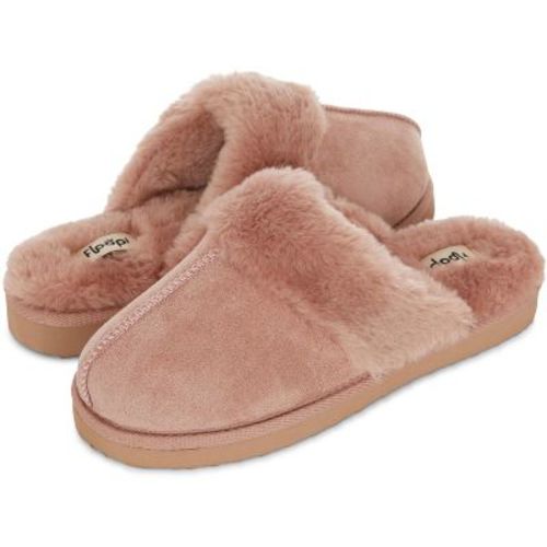 Floopi Women's Vegan Suede EVA Scuff Slipper - 8, Pink