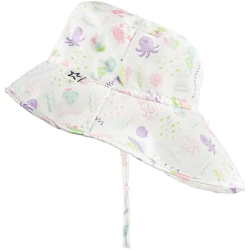 Tiny Twinkle Sun Protection Baby Flap Hat with UPF 50+ Sun Protection for Baby and Toddler Boys and Girls