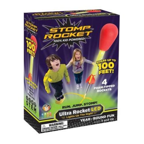 Stomp Rocket Day or Night Rockets with Bright LED Lights