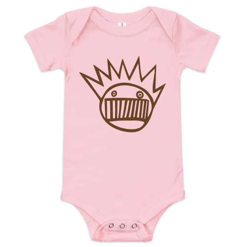 Brown Boognish Ween Baby Onesie