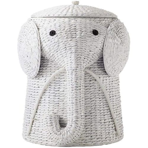 Home Decorators Collection Animal Bathroom Hamper, 20" Hx16 Wx17 D, White