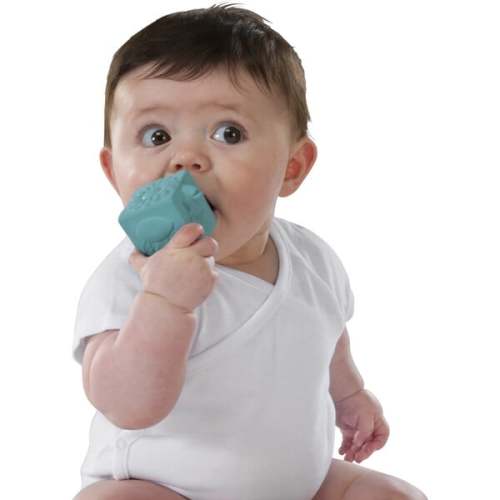 So’Pure Natural Rubber Cube & Ball Teether Set, Rainbow - Sophie la Girafe | Maisonette