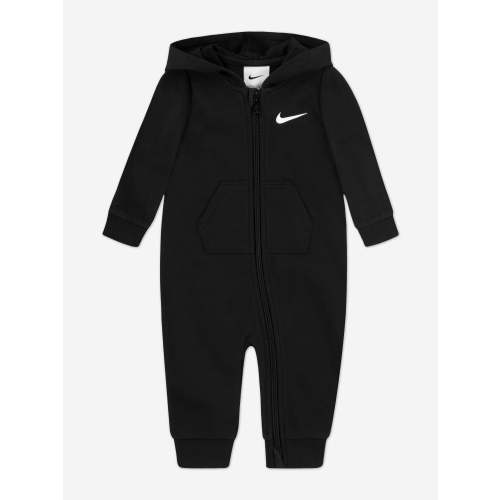 Nike Baby Essentials Hooded Coverall in Black