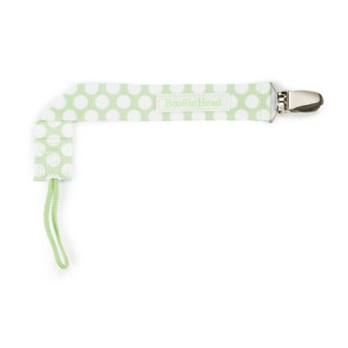 BooginHead PaciGrip Pacifier Clip - Delicate Dot Green