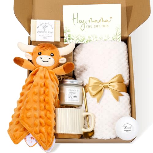 New Mom Gifts & Baby Gift Set for Newborn, Baby Shower Gifts for Mom to Be,Newborn Baby Gifts,Pregnancy Gifts for Expecting Mom,New Mom Care Package After Baby, Gifts for Women and Newborn Baby