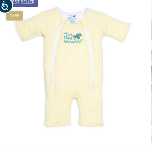 Yellow Baby Merlin’s Magic Sleepsuit | 100% Cotton Baby Sleepwear