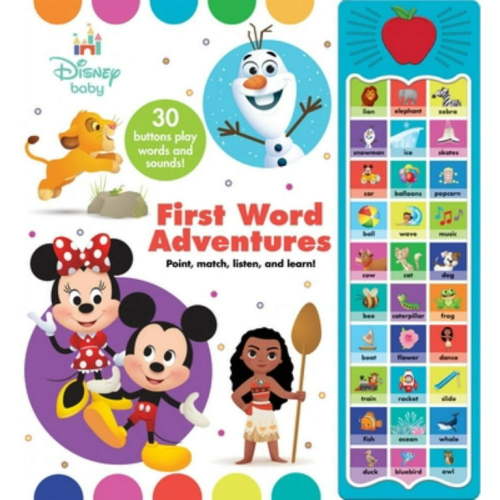 Disney Baby: First Word Adventures Sound Book (Hardcover)