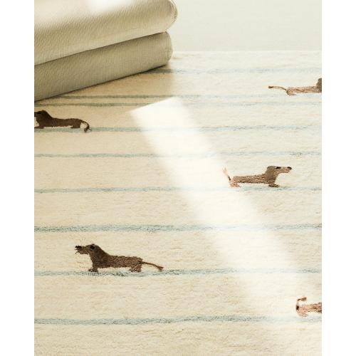 CHILDREN'S COTTON DOG AREA RUG | Zara Home United States of America