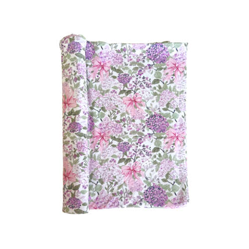 Oversized Swaddle Blanket | Lavender Lullaby