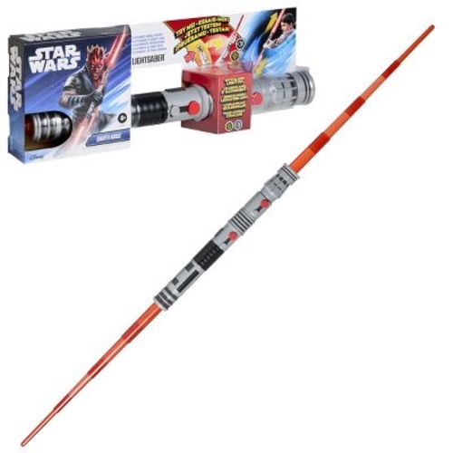 Star Wars Darth Maul Electronic Double-Bladed Lightsaber Costume Accessories