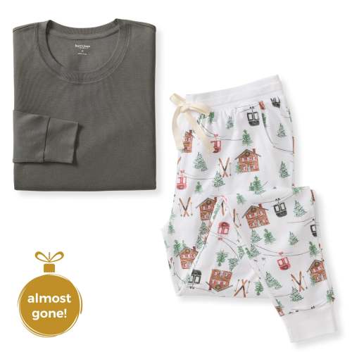 Ski The Alps Matching Family Women's Pajamas – Burt's Bees Baby