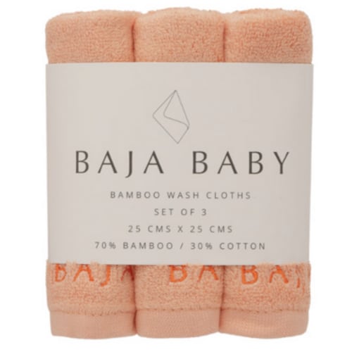 Buy Baja Baby Bamboo Wash Cloths Citrus Fruit at Well.ca | Free Shipping $35+ in Canada