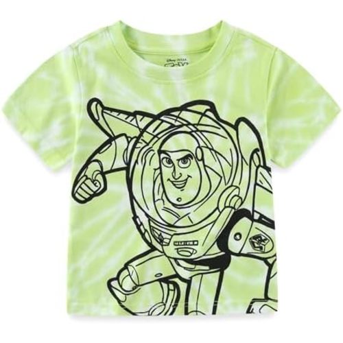 Disney Cars Toy Story Boys Short Sleeve T-Shirt for Toddler and Big Kids