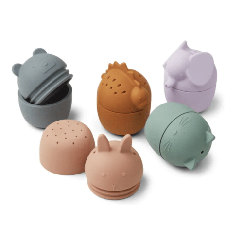 Liewood - Gaby silicone bath toys - Set of 5 - Multi mix | Smallable