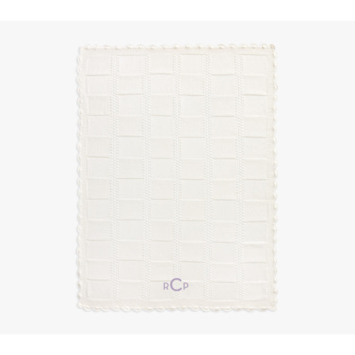 Cotton Knit Patchwork Organic Baby Blanket