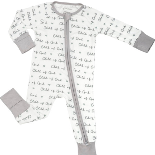 LollyBanks Baby Pajamas, 2-Way Zipper Romper, 95% Viscose Made from Bamboo and 5% Spandex, Baby Sleepers