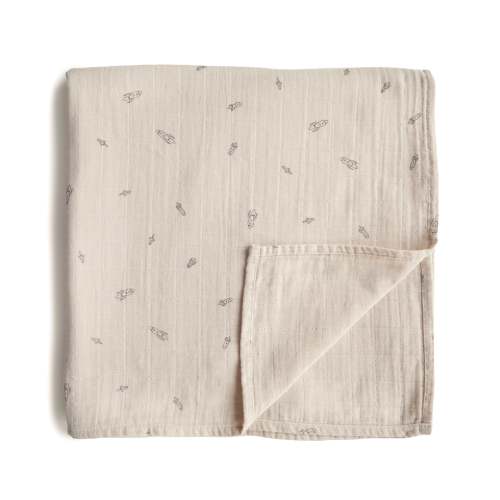 Organic Cotton Muslin Swaddle Blanket – The Rocking Horse Co.