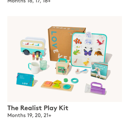 Creative Play Kits by Lovevery | Montessori Toy Subscription Ages 0-5 | Lovevery